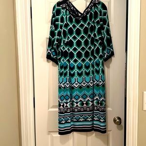 Fun geometric pattern dress. 3xl gently used.